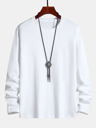 3 Stuks Basis Lange Mouwen Katoenen T-Shirt