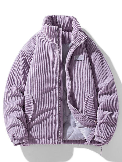 Quilted Lined Corduroy Coat