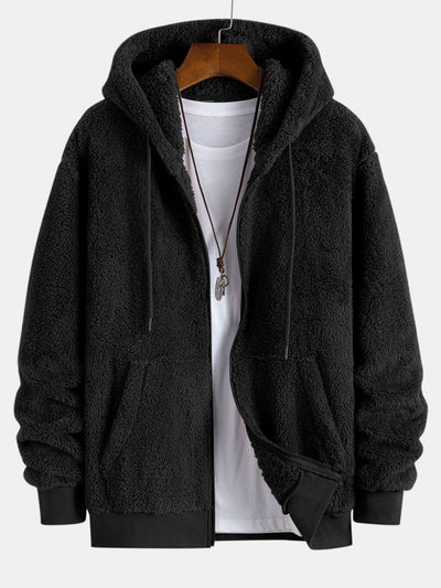 Basis Teddy Zip Up Hoodie