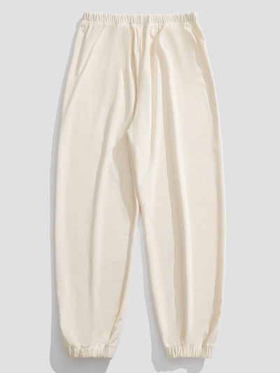Katoenen Joggingbroek met Koord
