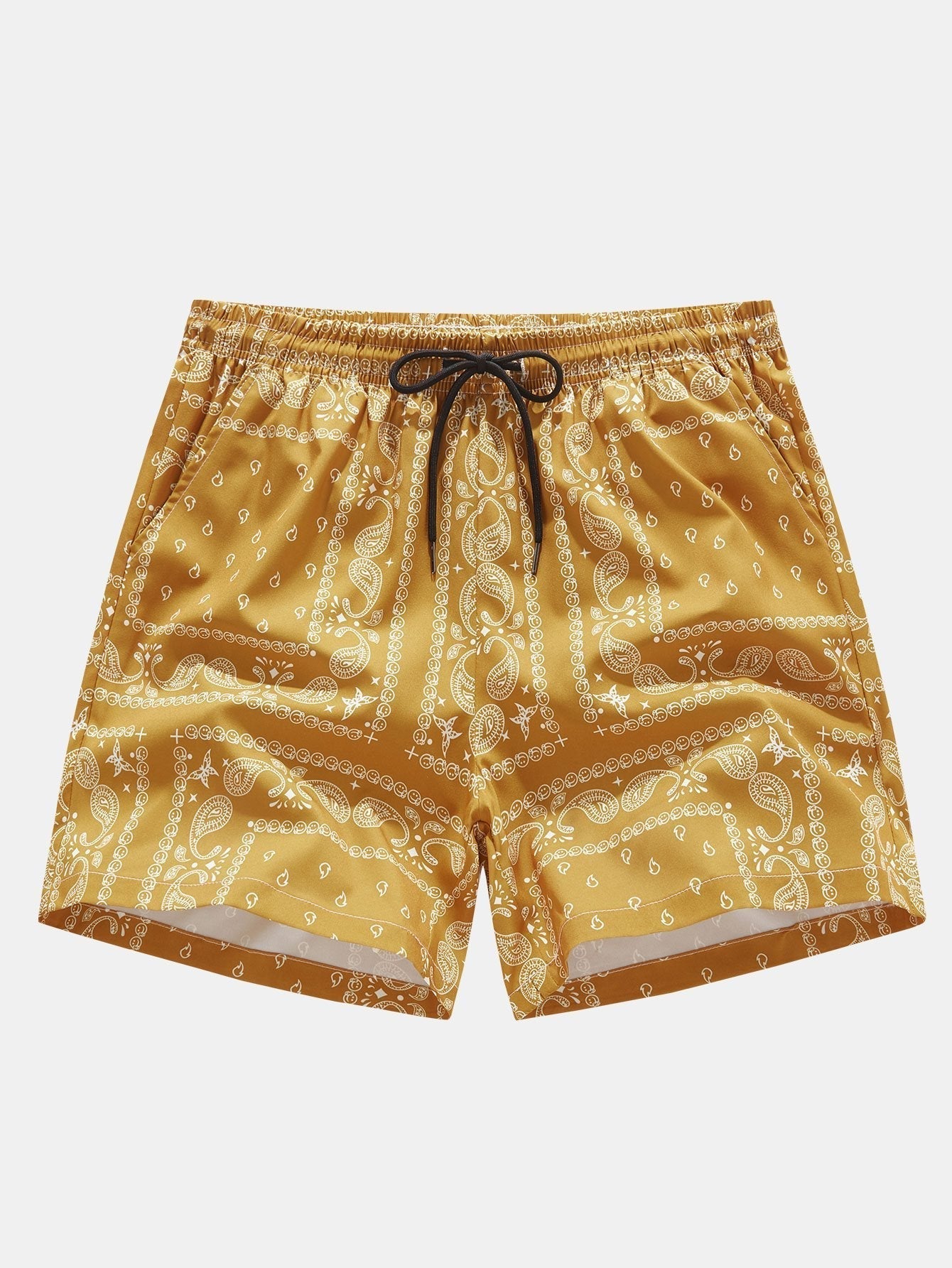 Oplosbare Smiley Print T-Shirt & Paisley Print Shorts