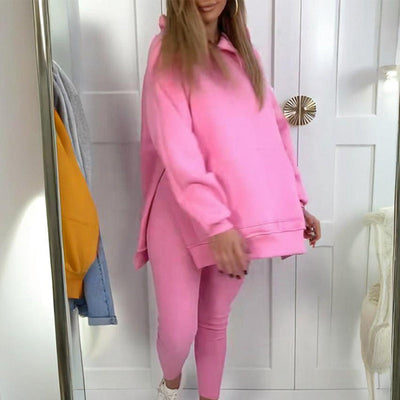 Sudadera y pantalones con estilo