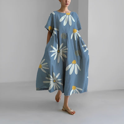 CÉLESTINE | Robe bohème fleurie pour un style naturel et romantique