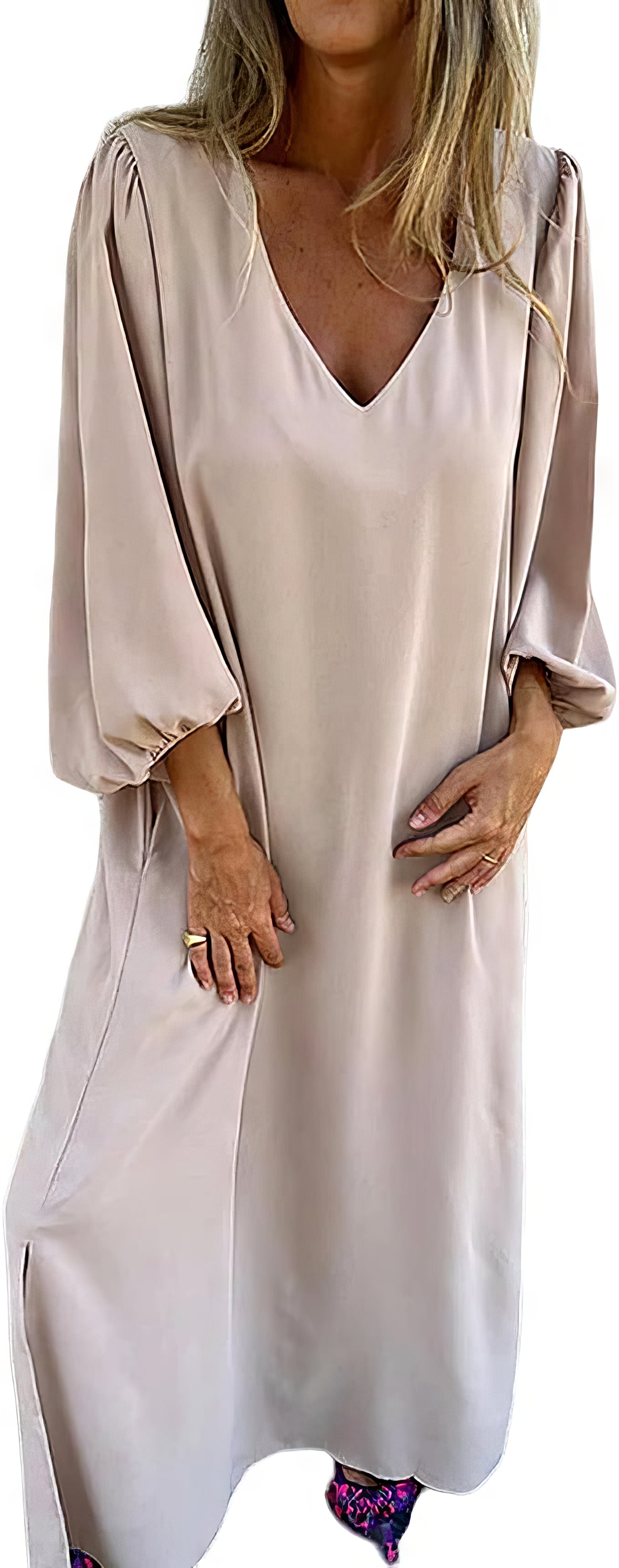 LIVIA | Long Bohemian Dress with Pockets and Stylish Cut